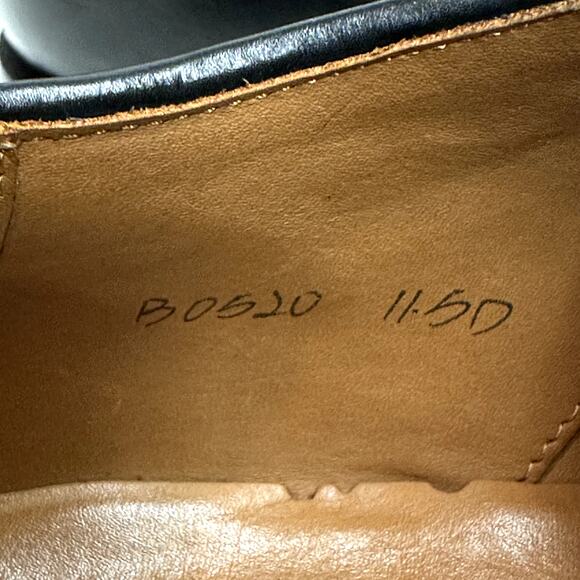 VERY GOOD Grant Stone x J. Crew Oxford Bench Made Cap Toe Black 11.5 - Picture 9 of 12